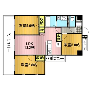 エトワール【2階】の間取り