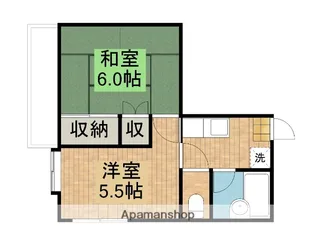 コーポ谷川【2階】の間取り