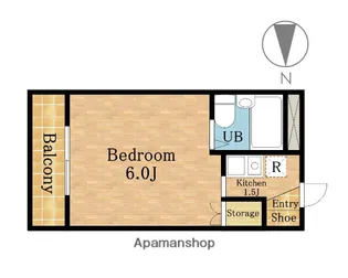 アネックス鹿手袋1期【3階】の間取り