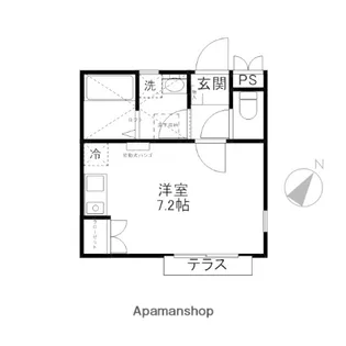 ハピネス彩湖【2階】の間取り