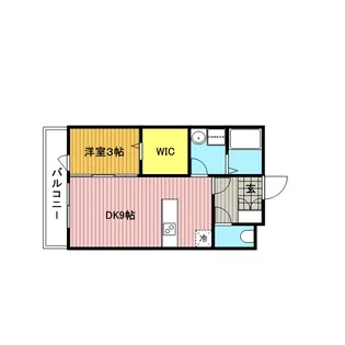 トレビナ中浦和【205号室】の間取り