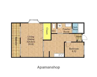 ヤマダマンション【307号室】の間取り