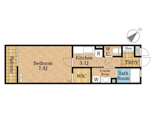 メゾンヴェール【2階】の間取り