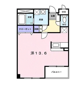 カーサ・エスポワール【3階】の間取り