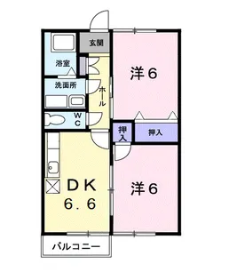 グランパティオ【2階】の間取り