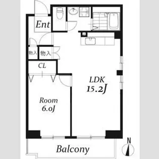 リバーサイドMAKIBA【6階】の間取り