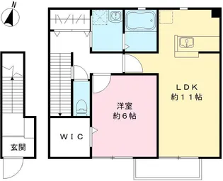 ルミエールA棟(さいたま市南区)【202号室号室】の間取り