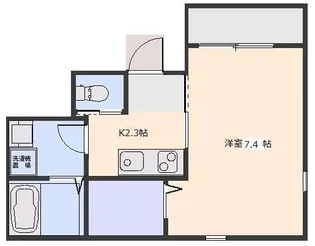 カーサプランドール【103号室号室】の間取り