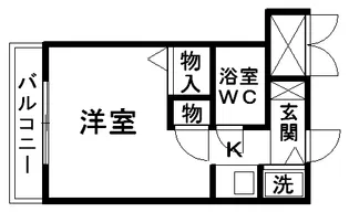 ジョイフル戸田公園【1階】の間取り