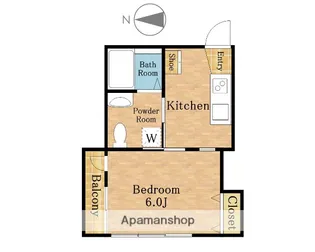 FLAT SAWA【2階】の間取り