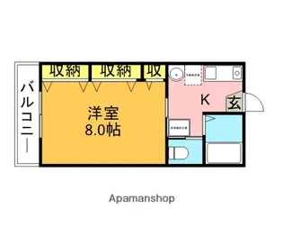 コンフォート北戸田【2階】の間取り