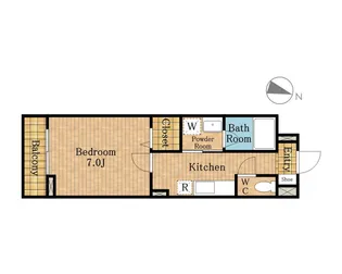 イリーデ KS【1階】の間取り