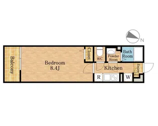 リブリ・STUDIO A【3階】の間取り