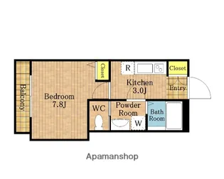 CITY STAGE COLORIER(四谷)【3階】の間取り