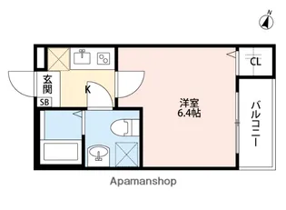グランクオーレ武蔵浦和(グランクオーレムサシウラワ)【2階】の間取り