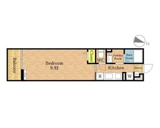 リブリ・シャン.ハイツ 中浦和【3階】の間取り