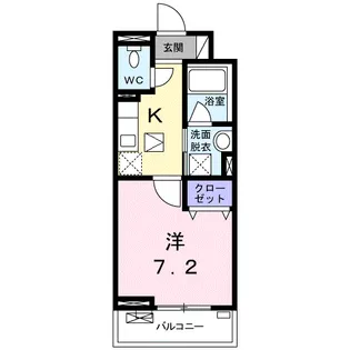 プラシード【1階】の間取り