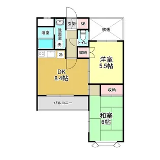 コーラルスターガーデン【3階】の間取り