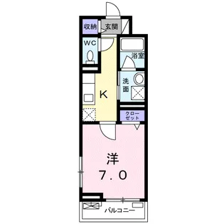ヌーベル中浦和【3階】の間取り