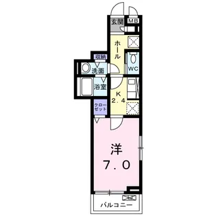 ブリーゼ武蔵浦和【3階】の間取り