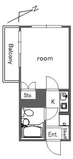 ブルーハイツT【4階】の間取り