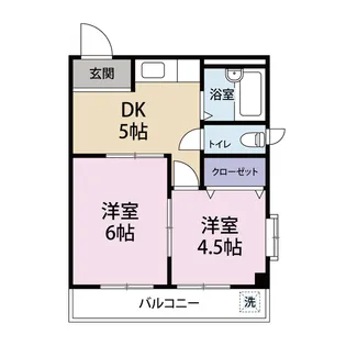 ダイヤコーポ【101号室号室】の間取り