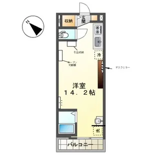 オータムスイート【1階】の間取り