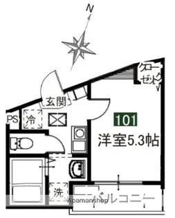 MELDIA桜区田島3丁目NO.2【1階】の間取り