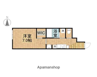 ミハス中浦和【1階】の間取り