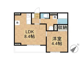 リーブルファイン西浦和 1号棟【2階】の間取り
