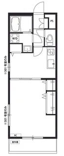 リブリ・LA LUCE【3階】の間取り