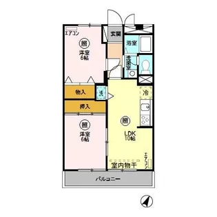 グローリアスハイツ【3階】の間取り