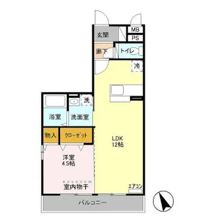 アルト・ポンテ【3階】の間取り