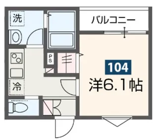 MELDIA西浦和Ⅲ【1階】の間取り