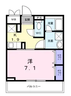 シャノワール【2階】の間取り