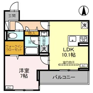 ノーブルラフィネ武蔵浦和【3階】の間取り