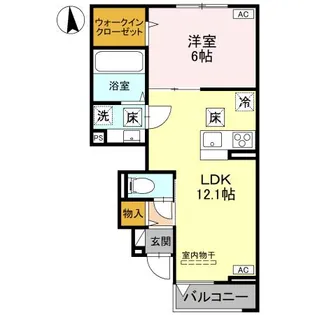 PRENDRE SOPHIA【1階】の間取り