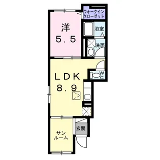 ヴィラ・アルモニア【1階】の間取り