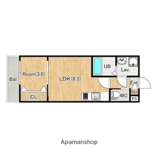 (仮称)ジーメゾン桜田島【1階】の間取り