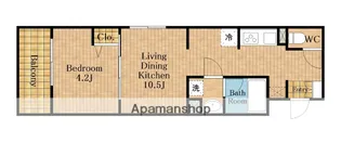 ローレル【3階】の間取り