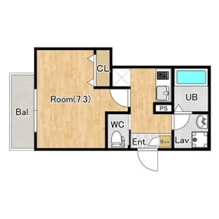 ジーメゾン浦和松本【202号室】の間取り