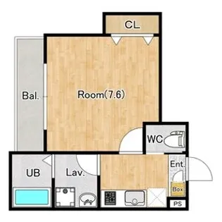 ジーメゾン浦和松本【303号室】の間取り