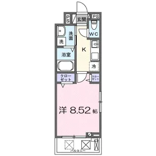 ル・ボワ【2階】の間取り