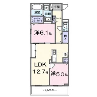 コスモステラス イースト【3階】の間取り