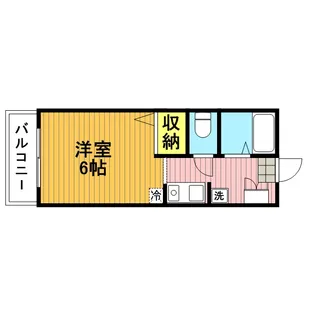 プロムナード中浦和【2階】の間取り