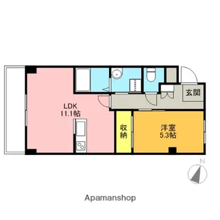 ラヴィーユ クラ【3階】の間取り