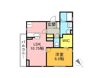 クレール【3階】の間取り