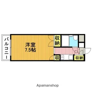 ワコーレ武蔵浦和【310号室】の間取り