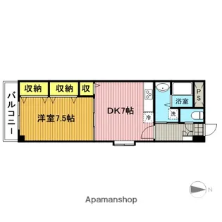 横田商事第6ビル【304号室】の間取り