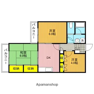 秋本マンション【105号室】の間取り